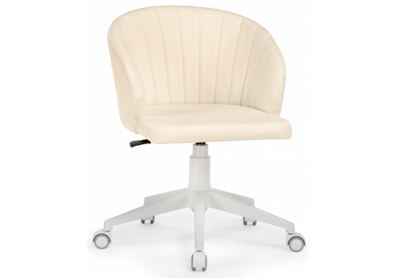 Офисное кресло Пард экокожа слоновая кость (59x60x78). 