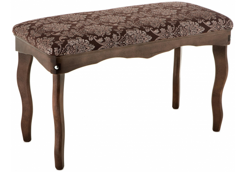 Банкетка Амадео орех / шоколад (76x36x47). 