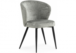 Стул на металлокаркасе Gref gray / black (48x55x81)