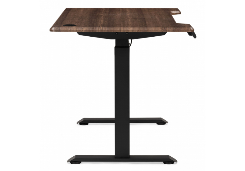 Компьютерный стол Маркос с механизмом подъема 120х75х75 черный / кантри орех (75x75 - 115)