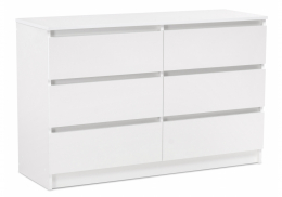 Комод Мадера К6М белый (120x42x77,5)